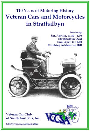 Veteran Car Club of South Australia, Strathalbyn Rally